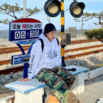 ユノインスタ：チョンドンジン駅とビーチ🏝とユルグクさんとトウキビのミッキー［ユノMAP追加］