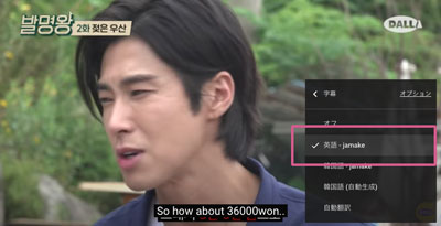 Youtubeを 字幕 で見る ハングル 時々 トン活