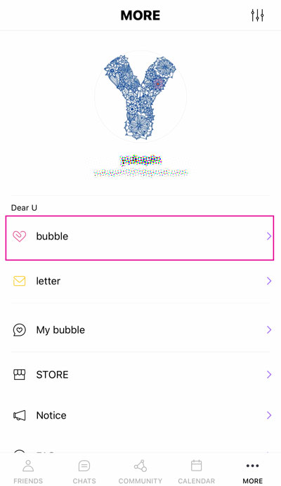 bubbleバブル