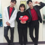 東方神起とパク・チソンさん。