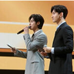 4/8東方神起、スーツ姿も麗しい♡KINGDOM第2週