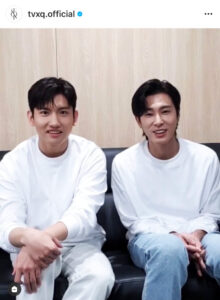 ユノ、チャンミン、それぞれのInstagram