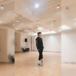 練習室のユノ