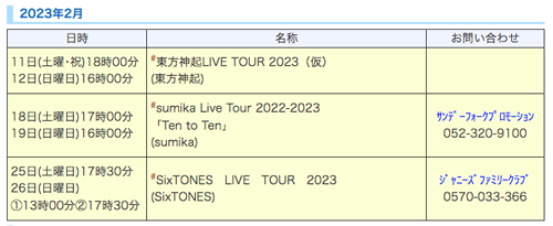 東方神起 20th Anniversary LIVE TOUR ～ZONE～ 追加公演