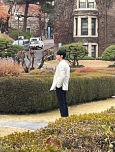 ユノ撮影：ソウル延世（ヨンセ）大学キャンパス