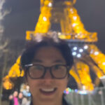 ユノとキラキラエッフェル塔✨️🥰